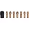 EXTOL CRAFT befogó tokmány klt., 8 db, befogás: 1-1,6-2-2,3-3-2×3,2 mm, M8×0,75 mm, a 404120, 404121, 8892201 mini köszörűgéphez