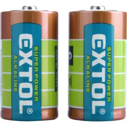   EXTOL ENERGY elem klt. 2 db, alkáli, 1,5V, méret: C (LR14); hosszú élettartam, bliszteren