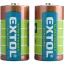 EXTOL ENERGY elem klt. 2 db, alkáli, 1,5V, méret: C (LR14); hosszú élettartam, bliszteren