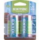   EXTOL ENERGY elem klt. 2 db, alkáli, 1,5V, méret: D (LR20); hosszú étettartam, bliszteren