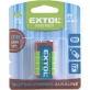   EXTOL ENERGY elem, alkáli, 9V, méret: (6LR61); hosszú étettartam, bliszteren