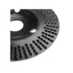  EXTOL PREMIUM faforgácsoló korong; max 13000 ford/perc, sarokcsiszolóhoz, fém, 125×22,2mm, fa csiszolásához, szakaszos használat