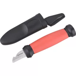   EXTOL PREMIUM kábelvágó / blankoló kés, 4Cr14 acél, penge hossz: 35 mm, teljes hossz: 155 mm