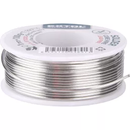   EXTOL INDUSTRIAL forrasztó ón, gyantás, műszerész forrasztáshoz; 100g, átmérő 1mm, 99,3% ón + 0,7% réz tartalmú, gyantás, T: 227