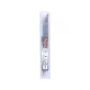   FORTUM pótpenge 10 db, fekete, tripla vágóéllel; 9×100×0,7mm, SK2 acél, HRC > 67, lézeres élezés