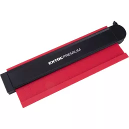   EXTOL PREMIUM profilmásoló (formaátjelölő, konturmásoló) sablon, 256 mm, mágneses