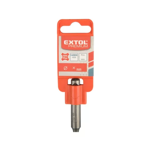 EXTOL PREMIUM betonfúró, keresztfejű (4 élű), SDS PLUS; 22×600mm