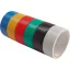 EXTOL CRAFT szigetelő szalag, 6db-os, színes; 19mm×18m×0,13mm (3m×6db)
