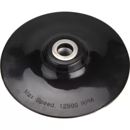   EXTOL CRAFT gumitányér sarokcsiszolóhoz; 125mm, M14, kemény, max. 12.500 ford./perc