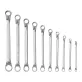   FORTUM csillagkulcs klt. 10db, 6-27mm 61CrV5 mattkróm; 6×7, 8×9, 10×11, 12×13, 14×15, 18×19, 20×22, 21×23, 24×27mm, vászon tok