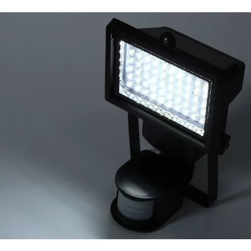 60 LED-es mozgásérzékelős, napelemes lámpa