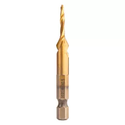   NEO TOOLS Gépi menetfúró, 2az1ben előfúró éllel, HSS-Titán, M3X0,5mm, hatszög szárral 08-949