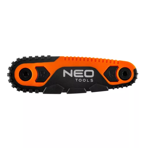 NEO TOOLS IMBUSZKULCS KÉSZLET, összecsukható 1.5, 2, 2.5, 3, 4, 5, 6, 8mm, 8 részes 25 év garanciával 09-571
