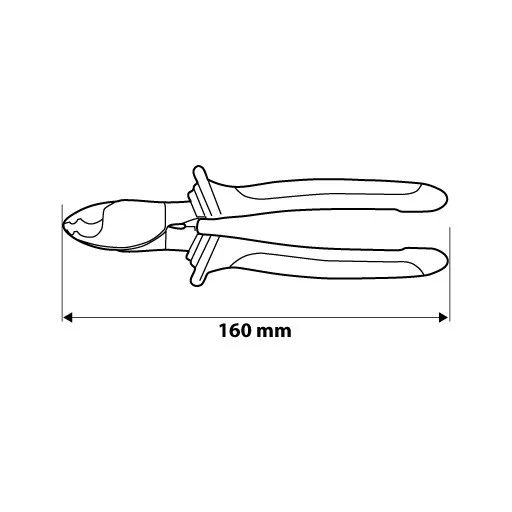 NEO TOOLS KÁBELVÁGÓ FOGÓ 160MM 25 év garanciával 01-513