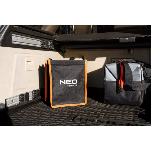 NEO TOOLS Autós rendszereződoboz, csomagtartóba, összecsukható, H26 méret 10-650