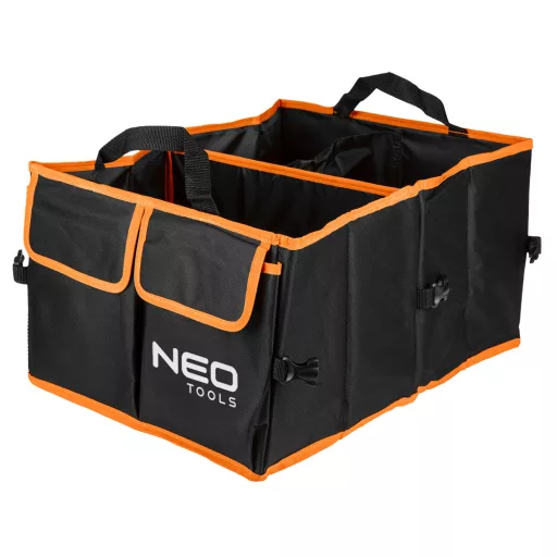 NEO TOOLS Autós rendszereződoboz, csomagtartóba, összecsukható, H25 méret 10-651