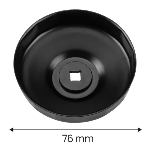 NEO TOOLS Olajszűrő kulcs 76mm, 12 pontos, 3/8" kulcsnyílással 11-360