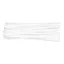 NEO TOOLS KÁBELKÖTEGELŐ, gyorskötöző, 4,8mm x 300mm, fehér, 75db 01-609