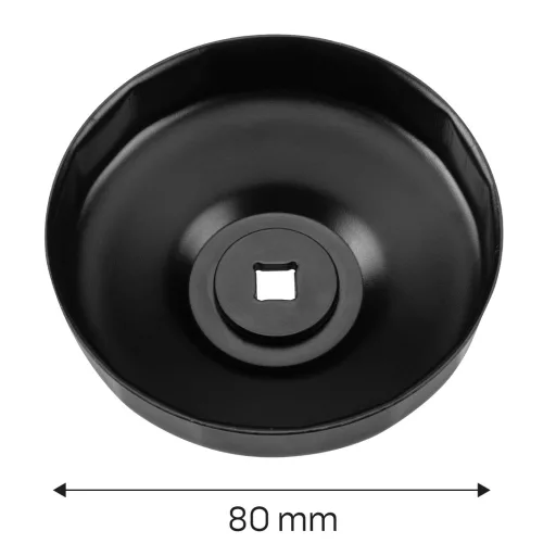NEO TOOLS Olajszűrő kulcs 80mm, 15 pontos, 3/8" kulcsnyílással 11-367