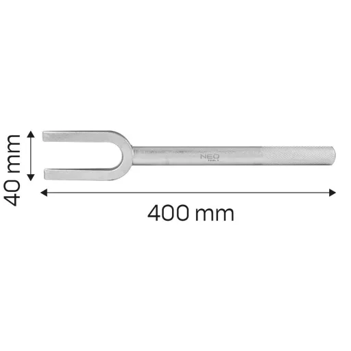 NEO TOOLS Gömbfejszerelő villa 400mm, kovácsolt 25 év garanciával 11-806