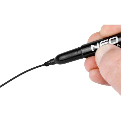 NEO TOOLS 4db jelölőfilc, vízálló olajalapú festékkel, használat előtt felrázandó, fekete, normál hegyű 13-856
