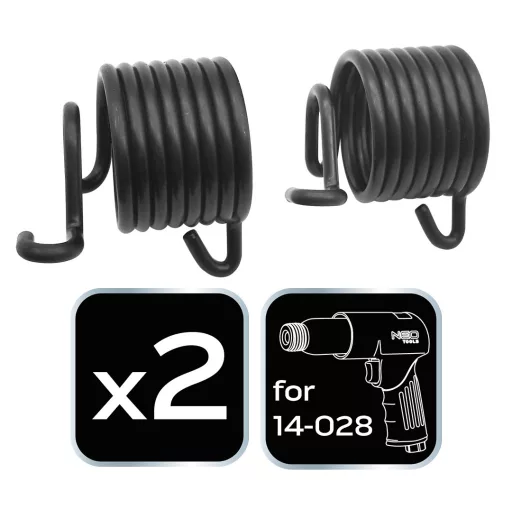 NEO TOOLS Rögzítőrugó pneumatikus vésőkalapácshoz 2db 14-030