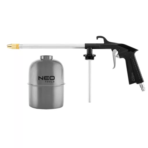 NEO TOOLS Pneumatikus alvázvédő, motormosó, olajozó pisztoly, HVLP 14-706