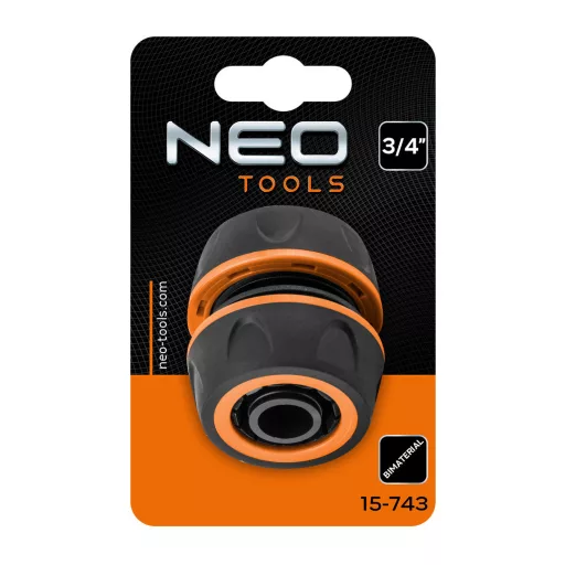 NEO TOOLS Tömlőtoldó csatlakozó 3/4", kétkomponensű 15-743
