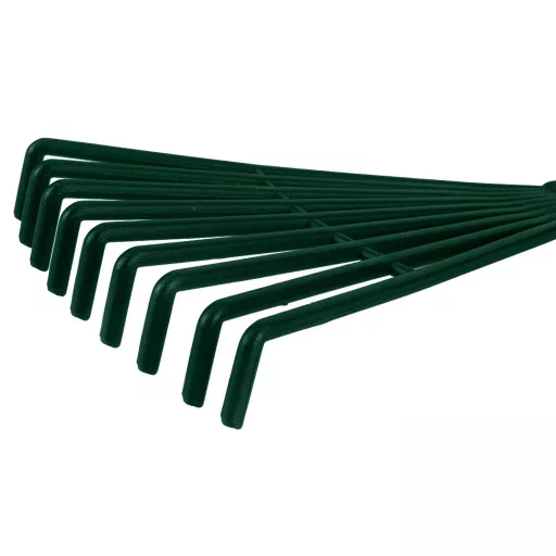 VERTO Mini kertiszerszám készlet, 4 db műanyag (gereblye, villáskapa, lapát, kultivátor) 15G419