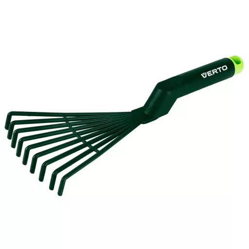 VERTO Mini kertiszerszám készlet, 4 db műanyag (gereblye, villáskapa, lapát, kultivátor) 15G419