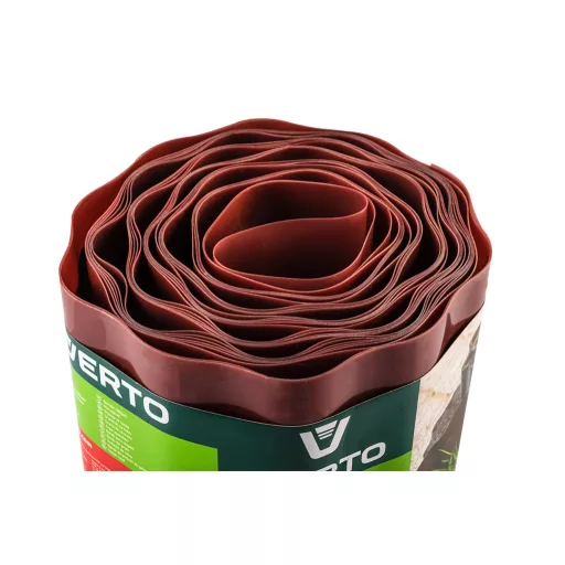 VERTO Ágyásszegély 15cm, 9m, barna 15G514