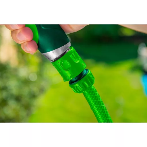 VERTO Tömlő gyorscsatlakozó 1/2" vizstoppos 15G721