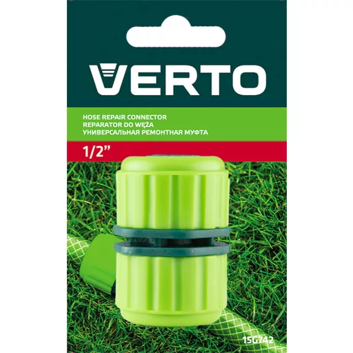 VERTO Tömlőtoldó csatlakozó 1/2" 15G742