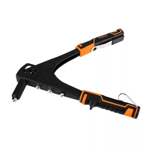 NEO TOOLS Popszegecshúzó, acél és alumínium szegecsekhez, 60db szegecs, 2,4/3,2/4,0/4,8  18-101-1