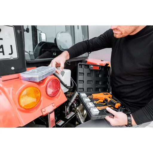 NEO TOOLS Műanyagjavító kapocs készlet 19-158-hoz, fém, 6 tipus 100-100db 19-159