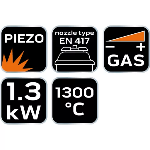 NEO TOOLS Gázforrasztó, perzselő, gázégő csavaros 20-025