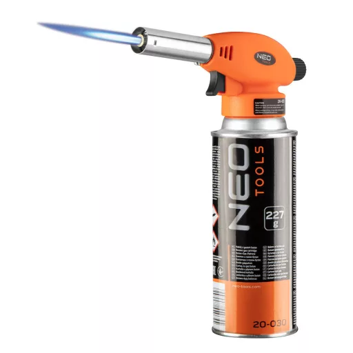 NEO TOOLS Gázforrasztó készlet, fej+ eldobható palack (EN 417, 227g) 20-041