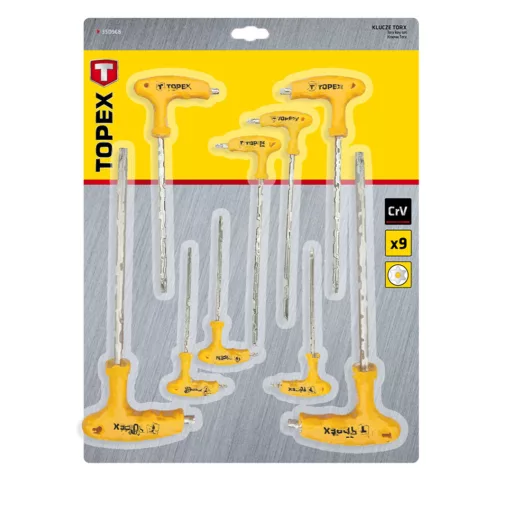 TOPEX Torxkulcs készlet T NYELŰ 9db 35D968