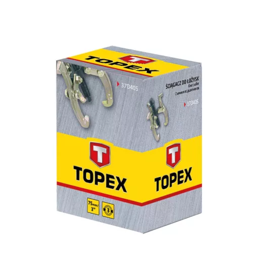 TOPEX CSAPÁGYLEHÚZÓ 3" 75mm, háromkörmös 37D405