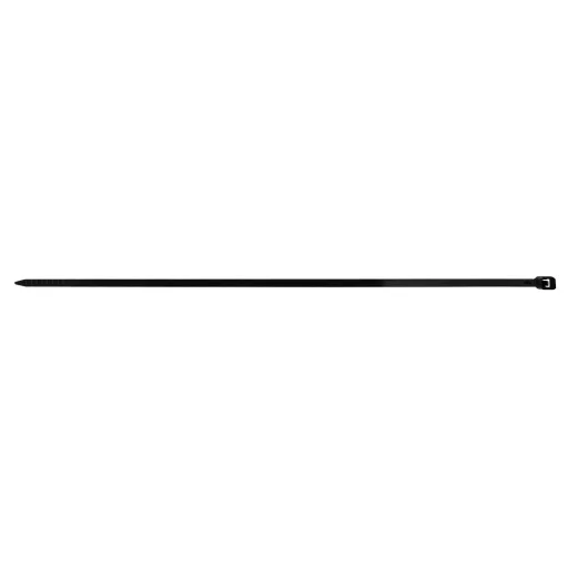 TOPEX KÁBELKÖTEGELŐ, gyorskötöző, 3,6mm x 300mm, fekete, 100db 44E973