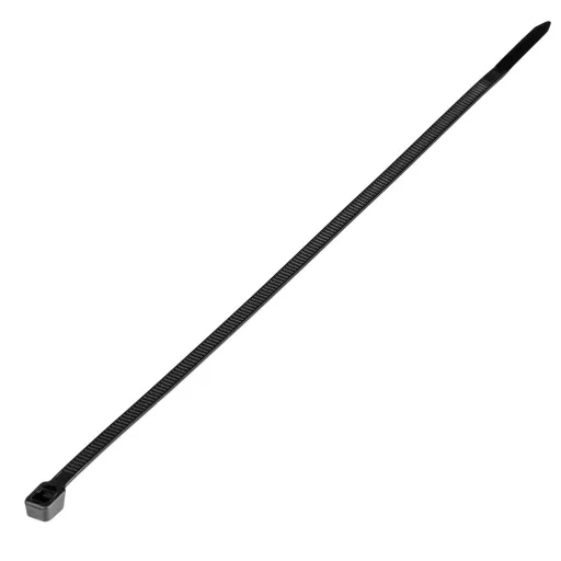 TOPEX KÁBELKÖTEGELŐ, gyorskötöző, 3,6mm x 300mm, fekete, 100db 44E973