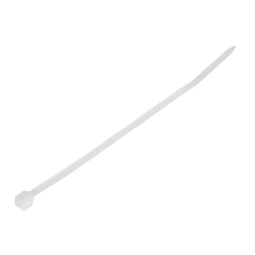 TOPEX KÁBELKÖTEGELŐ, gyorskötöző, 2,5mm x 100mm, fehér, 100db 44E975