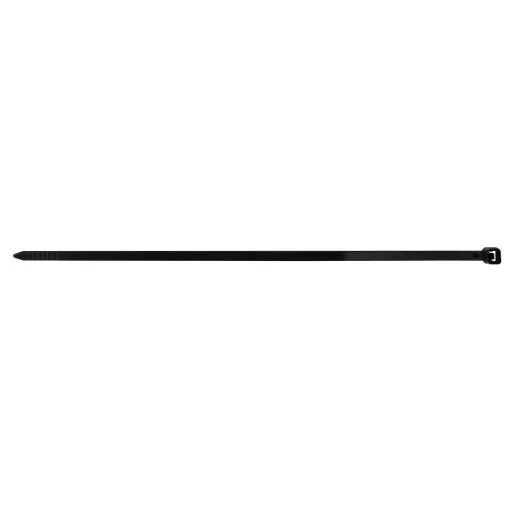 TOPEX KÁBELKÖTEGELŐ, gyorskötöző, 4,8mm x 300mm, fekete, 75db 44E980