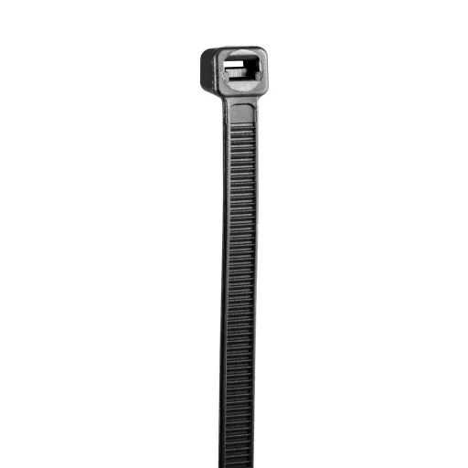 TOPEX KÁBELKÖTEGELŐ, gyorskötöző, 4,8mm x 300mm, fekete, 75db 44E980