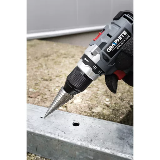 GRAPHITE Lépcsős fúró, HSS, 4-32mm 54T304