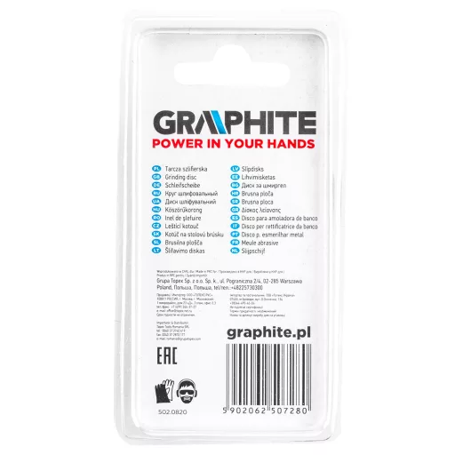 GRAPHITE Vágótárcsa, korund/szilícium-karbid, 20mmx2.0mm, 10db 55H071