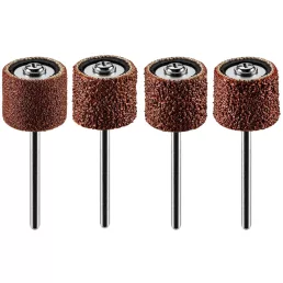   GRAPHITE Csiszolóhüvely 12.7mm, K60, K80, K120, K240, készlet 100db + szár 3.2mm, 2db 55H077