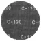 GRAPHITE Csiszolóháló 225mm, K120, 10db 55H745