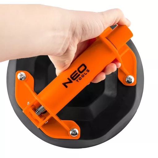 NEO TOOLS Vákumos pumpás táblaemelő, üveghez, csempéhez, lakkozott felületekhez, max 160kg. 56-800