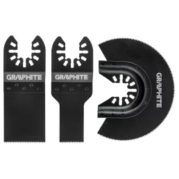   GRAPHITE Vágó lapok fához multifunkciós géphez 3db 56H070